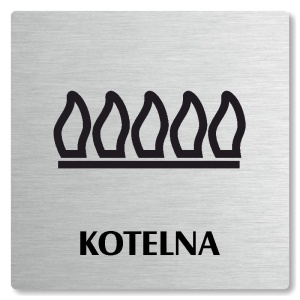Kotelna, 80x80mm, stříbrná, Nevada